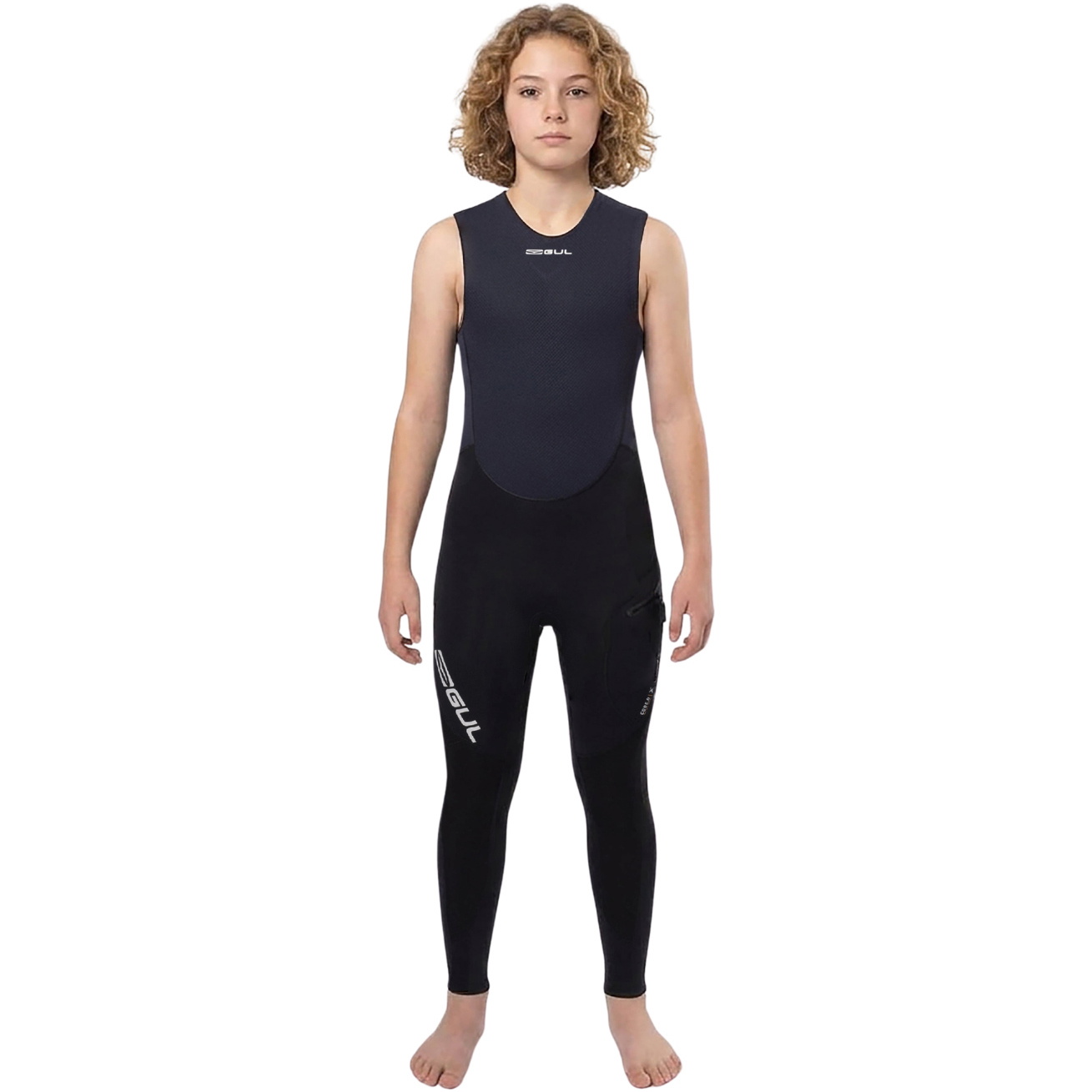 2026 Gul Junior Code Zero 3mm Naeco GBS Long John CZ4214 - Black